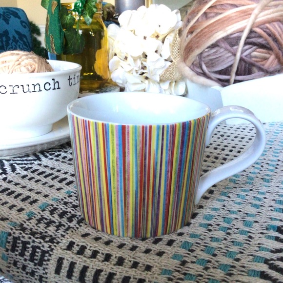 Starbucks Multi-Color Striped Coffee Mug NEW - Picture 2 of 5